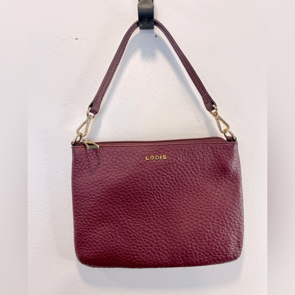 LODIS Leather Handbag-Excellent Used Condition-removable shoulder strap